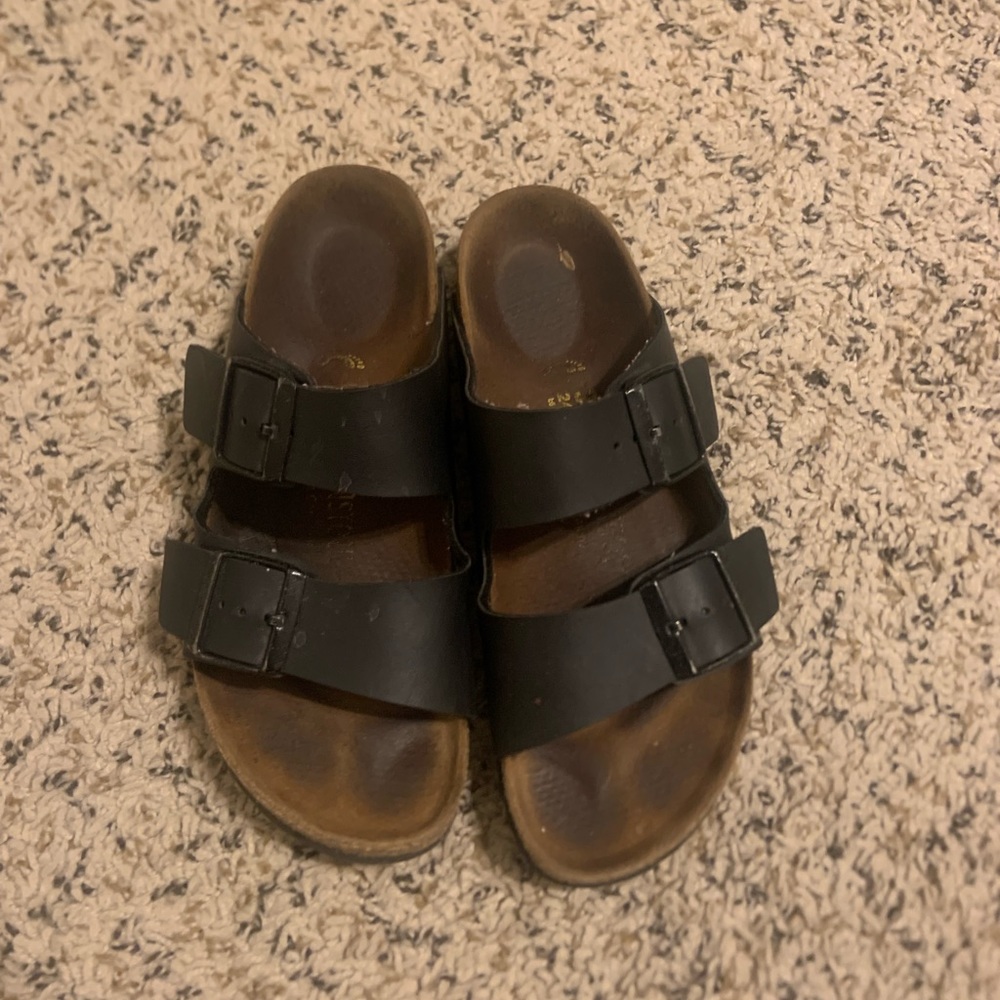Birkenstock sandals size 6.5 black